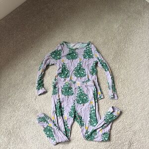 Pink Chicken girls 3T Christmas pajamas